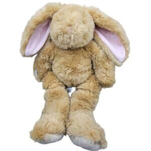 Build a bear Bunny Rabbit Tan Plush stuffed animal 17in